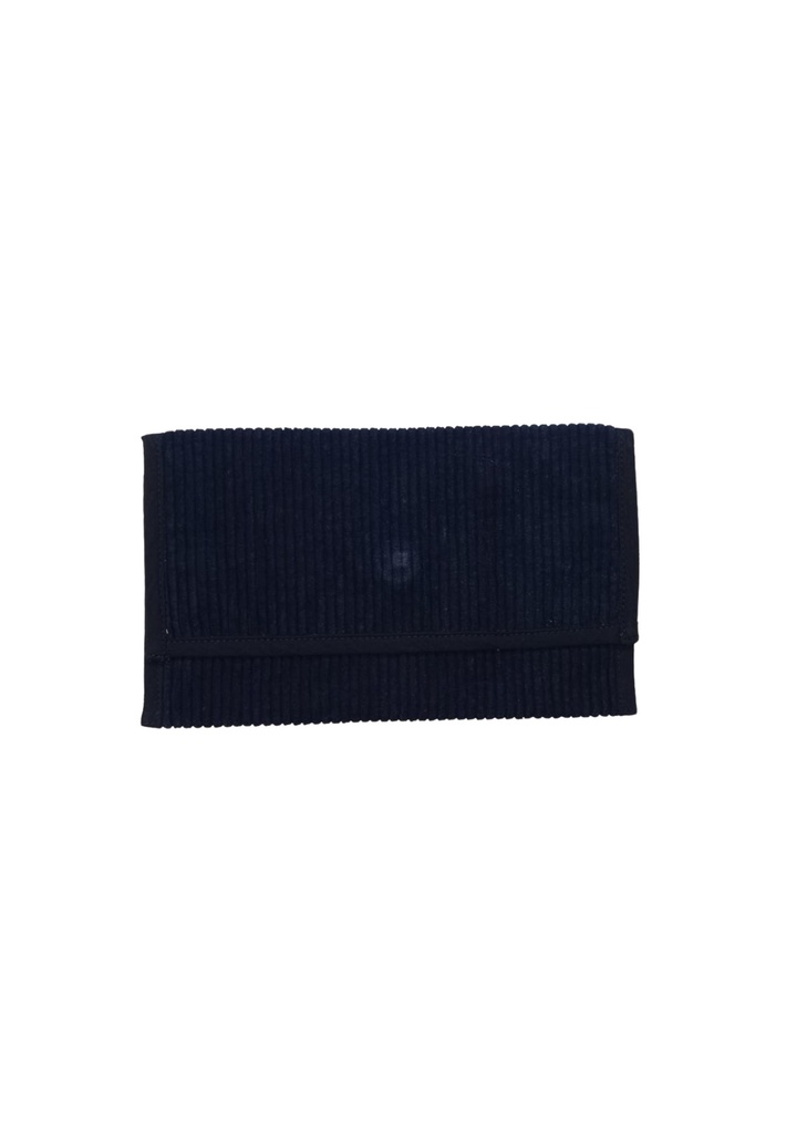 STRAIGHT POUCH, BLUE, CORDUROY