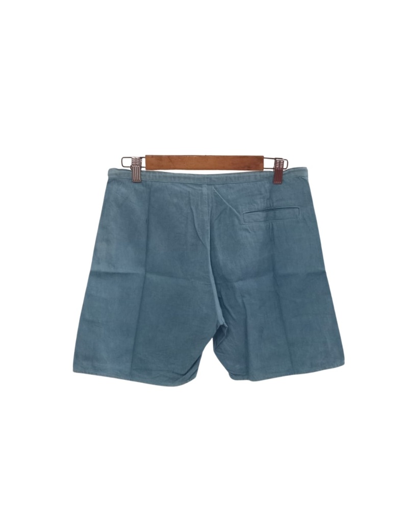 STRING SHORTS, BLUE, COTTON