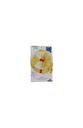 FLOWER HAIRCLIP, YELLOW-ORANGE, DOUBLE