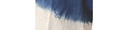 T-SHIRT, OVERSIZED, 2xBLUE-WHITE, OMBRE, COTTON