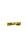 RIBBON HAIRCLIP, YELLOW, DENIM
