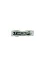 RIBBON HAIRCLIP, WHITE, CORDUROY