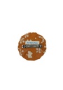 FLOWER HAIRCLIP, DOUBLE, ORANGE & WHITE