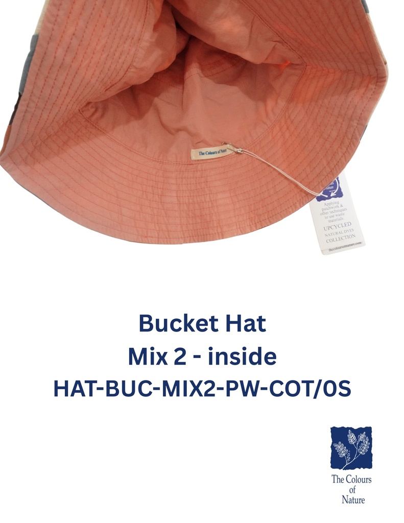 BUCKET HAT, MIX 2, PATCHWORK, COTTON
