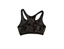 SPORTS BRA, GREY-BLACK, COTTON