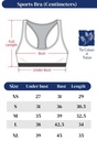 SPORTS BRA, GREY-BLACK, COTTON