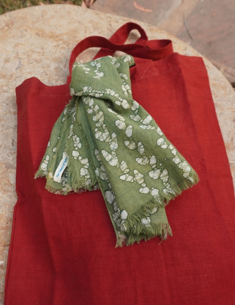 TOTE BAG, RED 195, HEMP