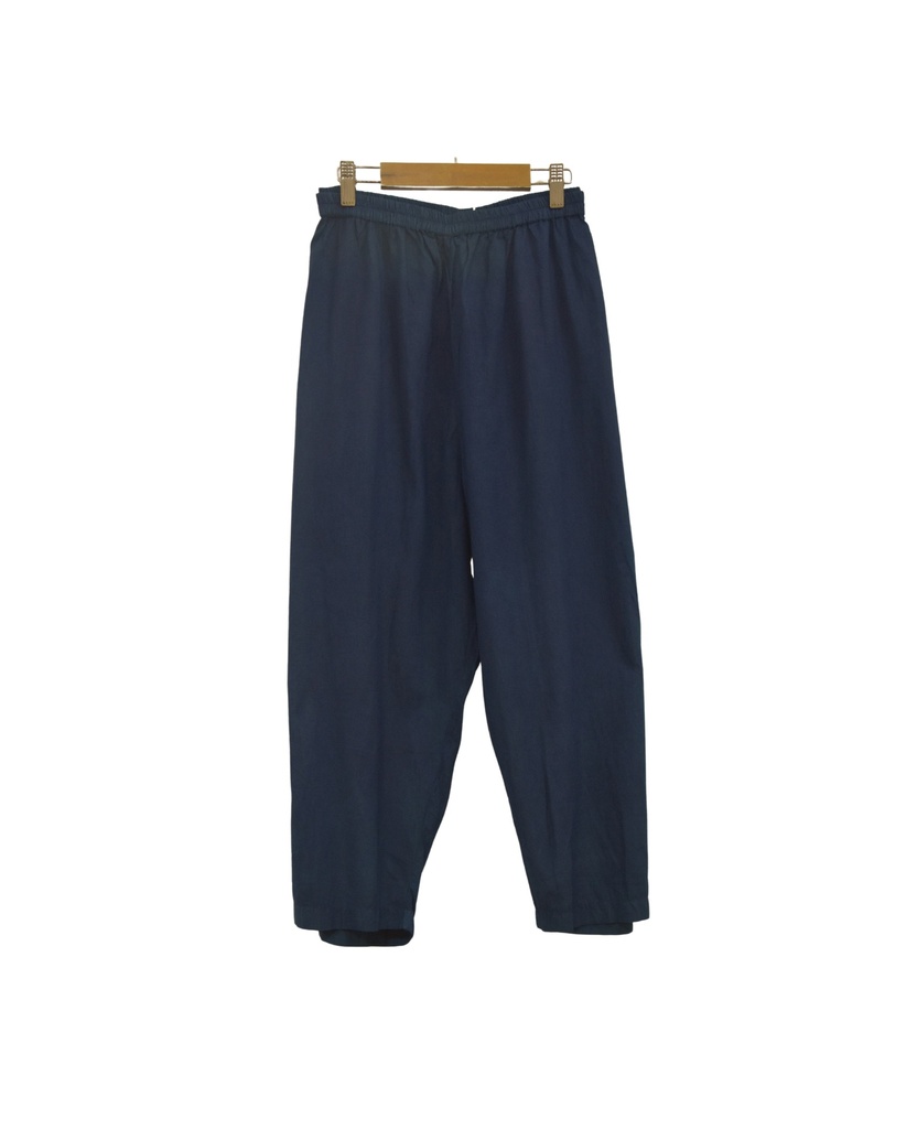 SHORT PYJAMA PANTS, BLUE, COTTON