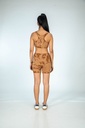 SPORTS SHORTS, 2xBROWN, SHIBORI, COTTON