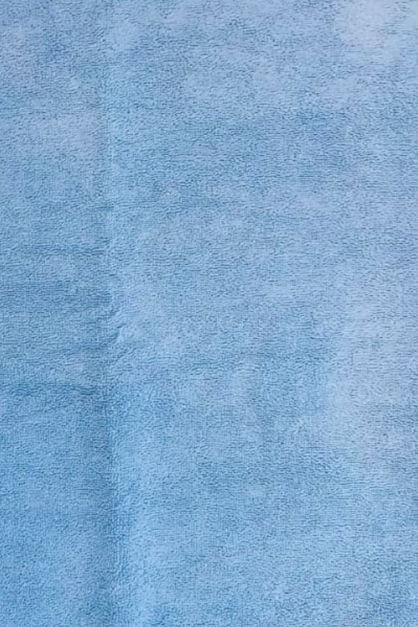 LARGE TOWEL, BLUE, PLAIN, COTTON