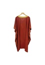 OVERSIZED KAFTAN, RED-YELLOW, COTTON