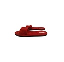 SLIPPER, VELVET, RED