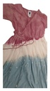 EVERYDAY DRESS, BLUE-PINK-WHITE, SHIBORI, COTTON