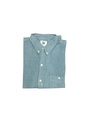 MADRAS LS SHIRT, BLUE C062, BUTTON DOWN, COTTON