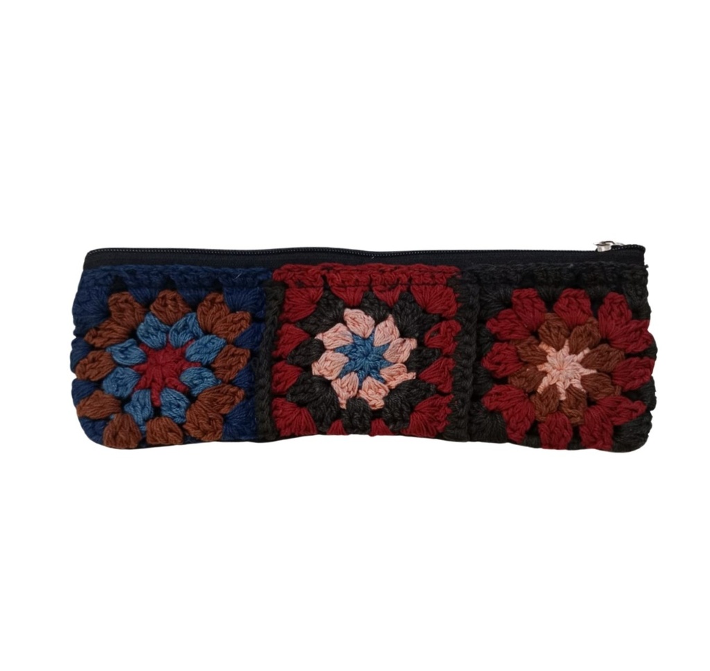 3-CROCHET PENCIL POUCH, COTTON