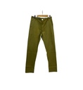 PANTS, CHINOS, GREEN, COTTON