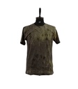 T-SHIRT, KHAKI, SHIBORI, COTTON