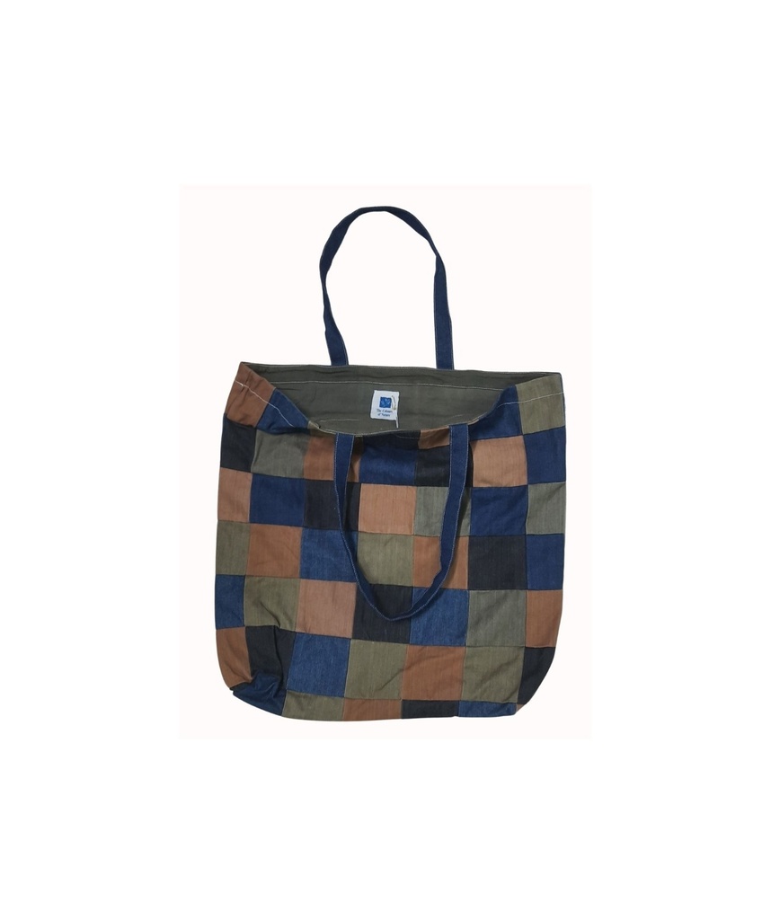 PW BAG, MIX_5, PATCHWORK, DENIM