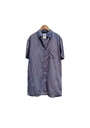 MADRAS SS SHIRT, PURPLE, COTTON
