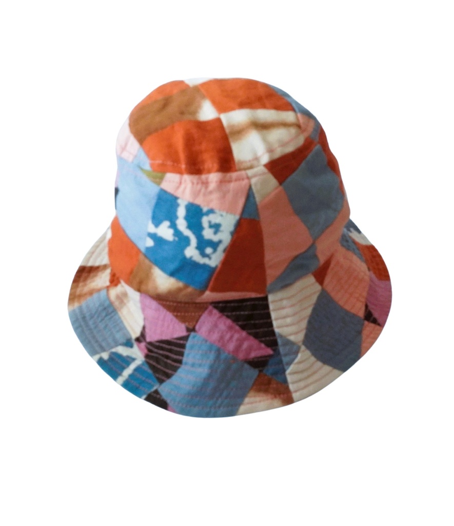 BUCKET HAT, MIX 2, PATCHWORK, COTTON