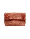 CROCHET POUCH, PINK, COTTON