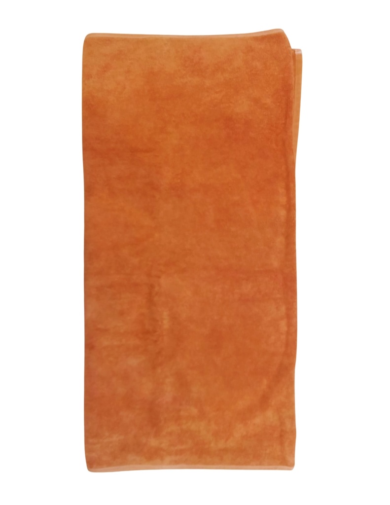 LARGE TOWEL, TERRACOTTA, PLAIN, COTTON