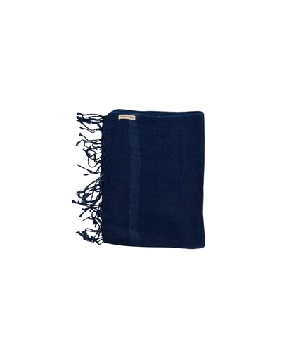 [SCA-PLA-BL-NON-LIN/0S] PLAIN SCARF, BLUE, LINEN