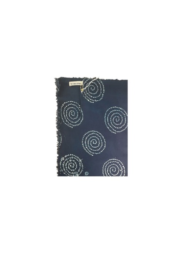 [SCA-WST-BL-BTK_155-COT/0S] SCARF, BLUE, BATIK BKC-155, COTTON
