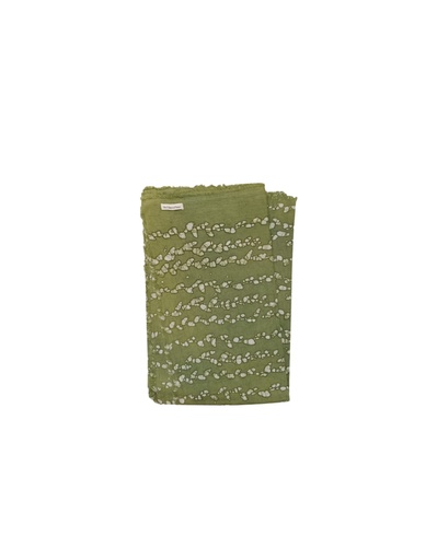 [SCA-WST-GR-BTK_185-COT/0S] SCARF, GREEN, BATIK BKC-185, COTTON