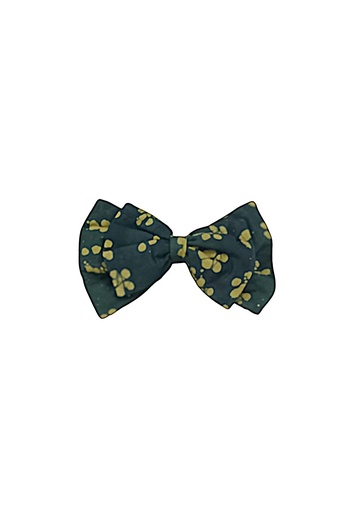 [HAC-TUX-2-L-GR_YE] TUXEDO HAIRCLIP, DOUBLE, LARGE, GREEN-YELLOW