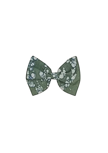 [HAC-TUX-1-GR_WH] TUXEDO HAIRCLIP, SINGLE, GREEN-WHITE