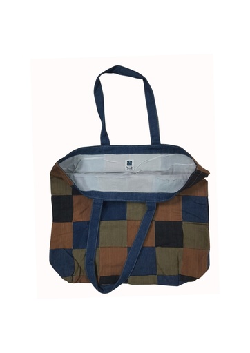 [BAG-PW-MIX_1-PCH-DEN/0S] PW BAG, MIX_1, PATCHWORK, DENIM