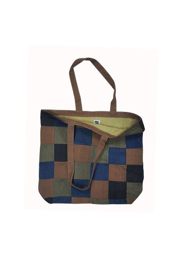 [BAG-PW-MIX_2-PCH-DEN/0S] PW BAG, MIX_2, PATCHWORK, DENIM