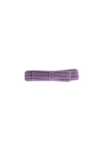 [HAC-RIB-PL-COR] RIBBON HAIRCLIP, PURPLE, CORDUROY