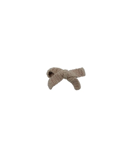 [HAC-CRO-TIE-PK] CROCHET HAIRCLIP, TIE, PINK