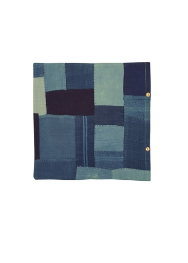 [CUS-PW-PL_IN-PCH] CUSHION COVER, PATCHWORK, PURPLE INDIGO