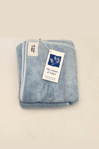 [TOW-LAR-L_BL-NON-COT] LARGE TOWEL, LIGHT BLUE, PLAIN, COTTON