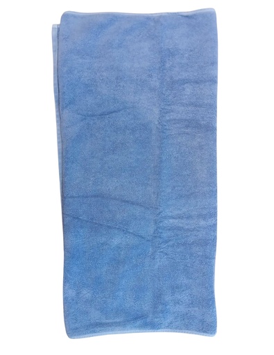[TOW-LAR-BL-NON-COT] LARGE TOWEL, BLUE, PLAIN, COTTON